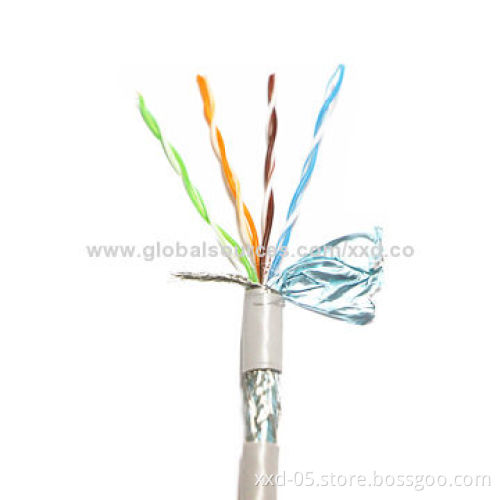 Cat5e SFTP Network Cable, AWG26 Bare Copper 4 Pairs 1000ftNew